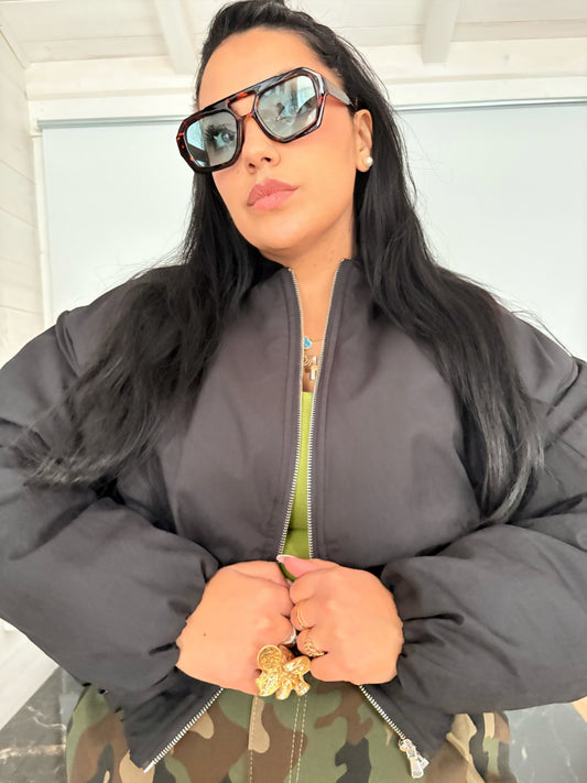 Bomber Black By Lumina