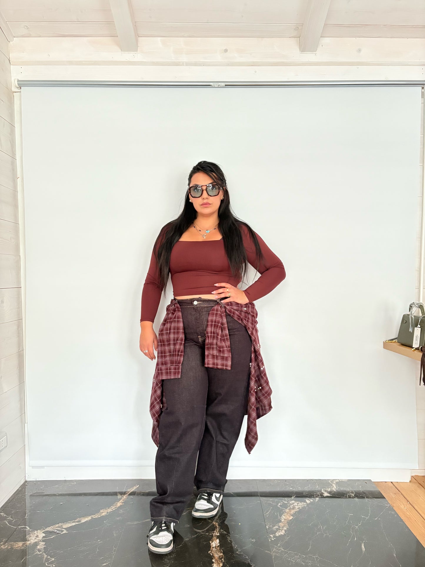 Maglia Basic Bordeaux