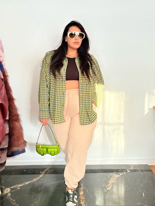 Pantalone Tuta Beige