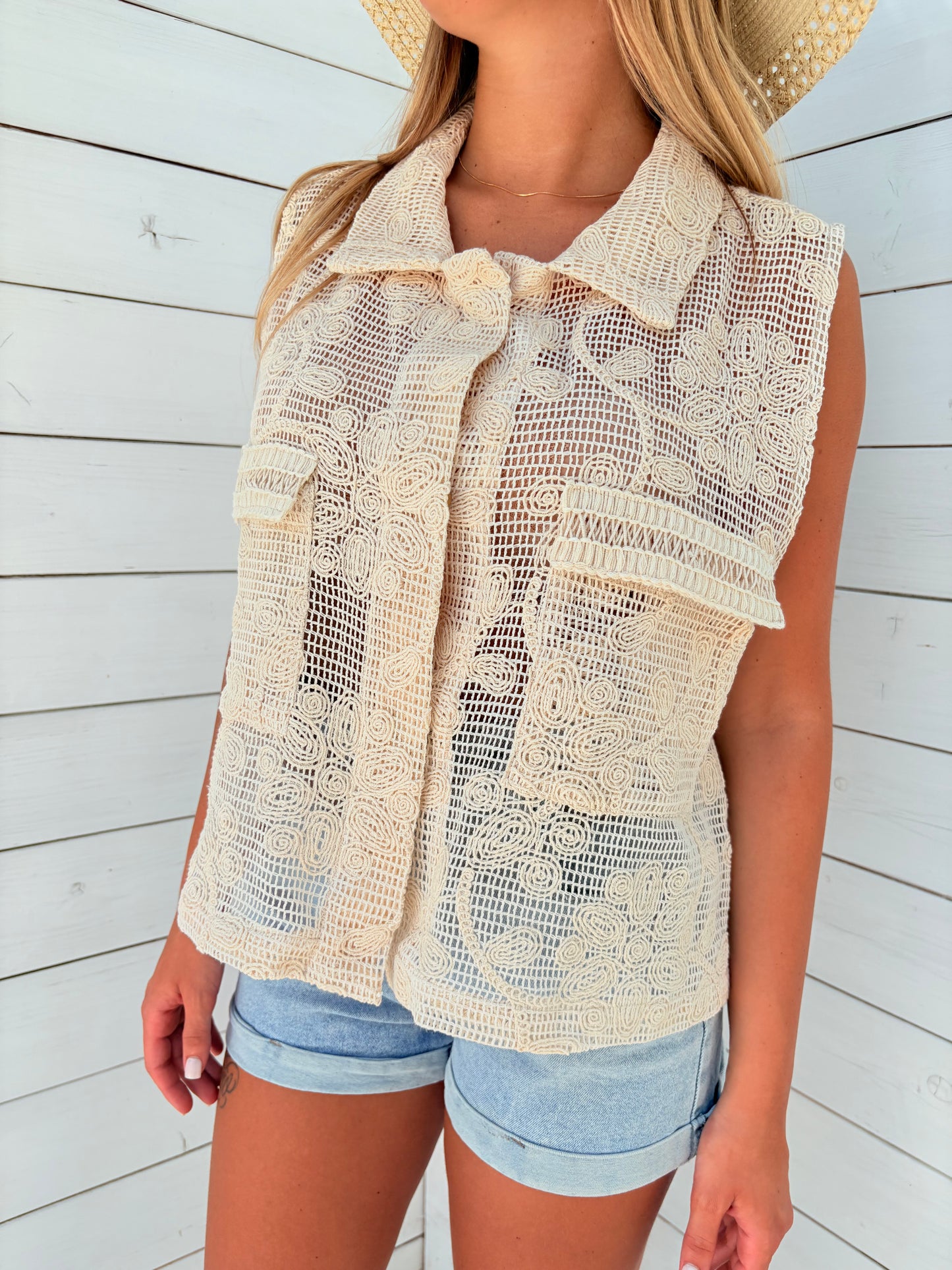 Gilet Crochet Lumina