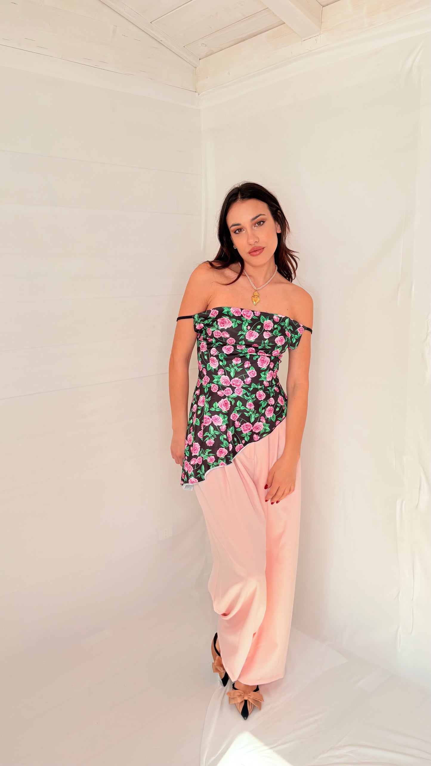 Maglia Flower Pink