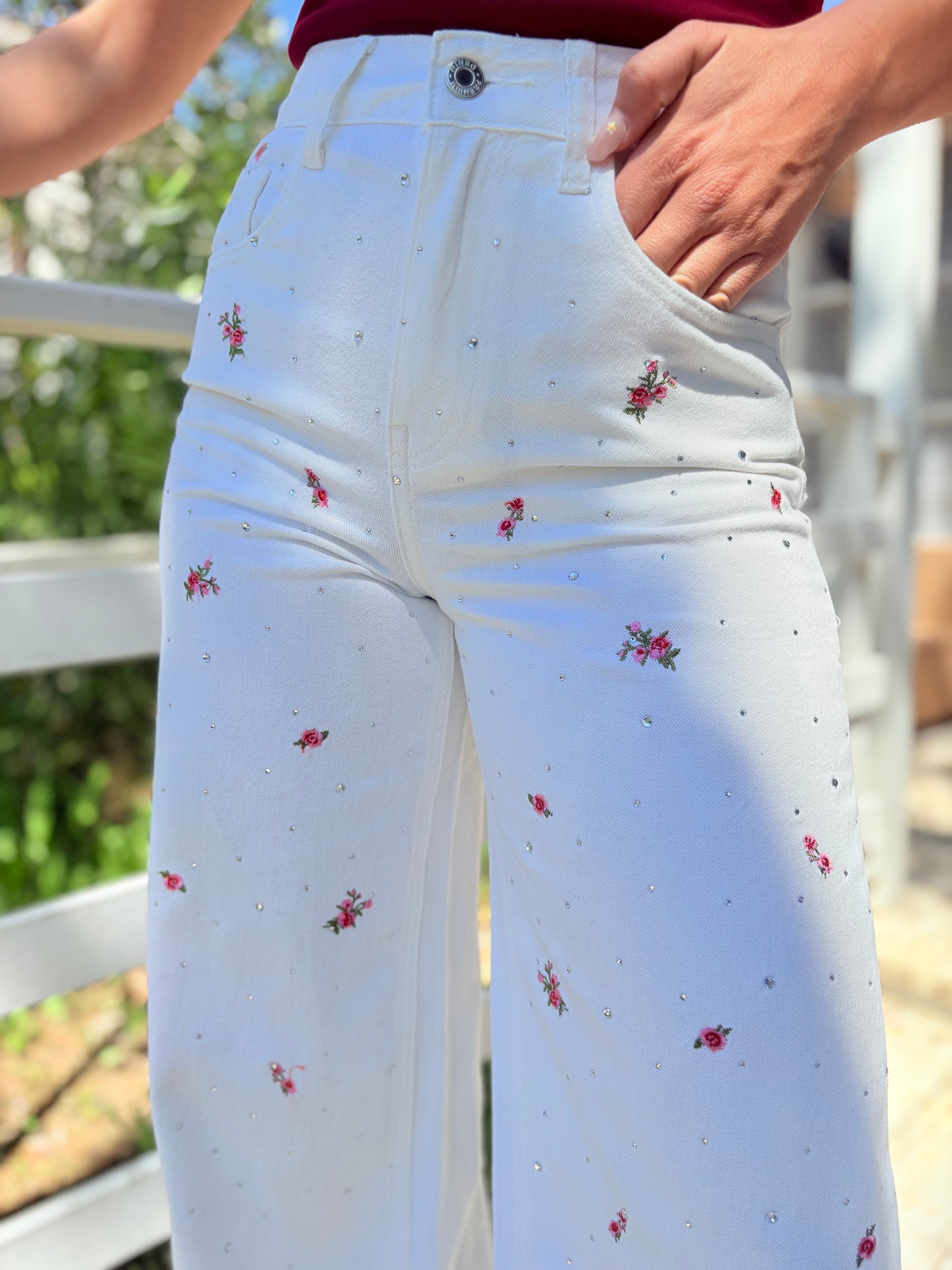Jeans Spring Flower