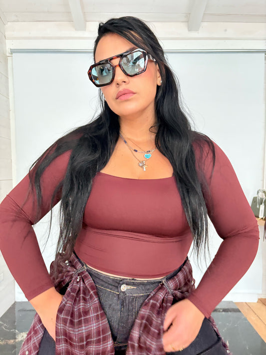 Maglia Basic Bordeaux