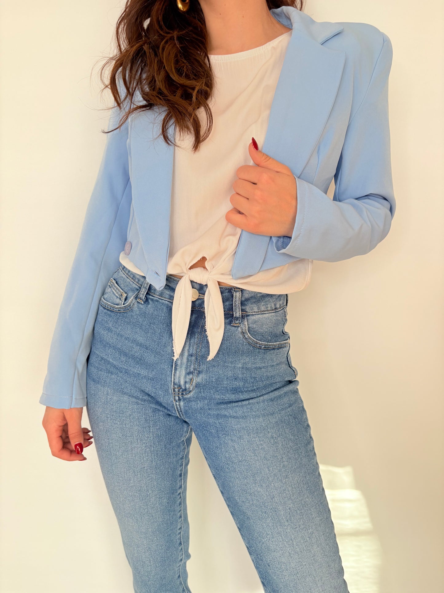 Blazer Midi Beige