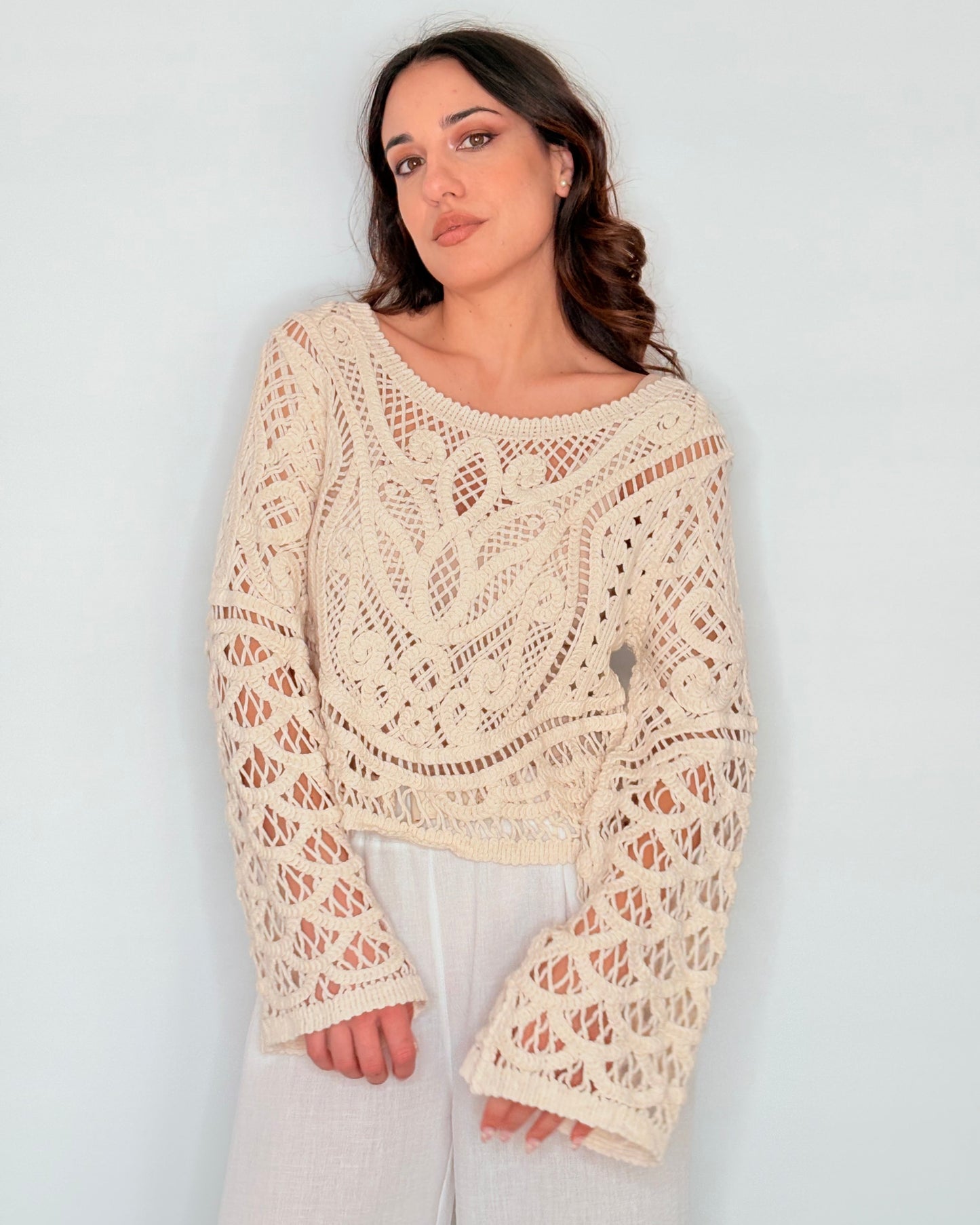 Maglia Macramè