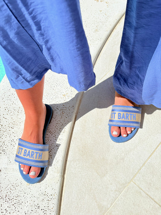 Ciabattina Scritta St Barth