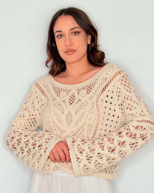 Maglia Macramè