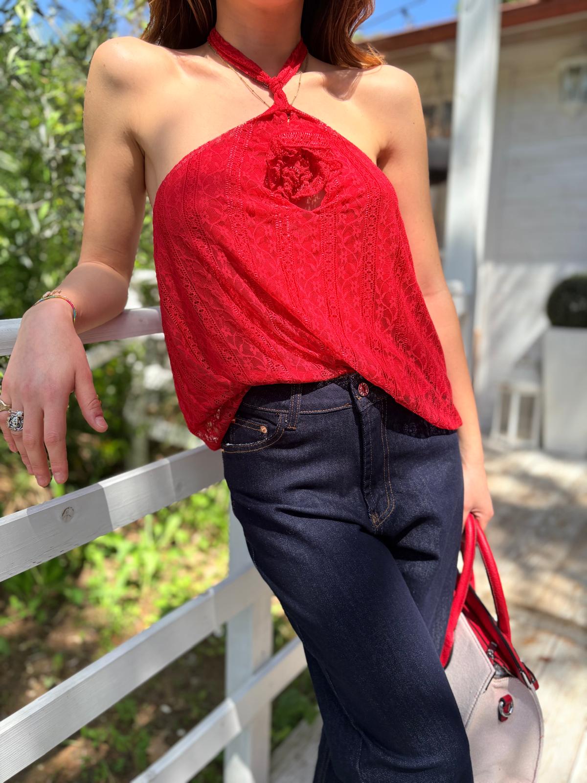 Top red Rose by Lumina