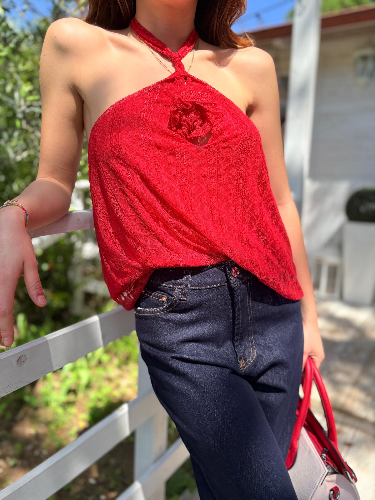 Top red Rose by Lumina